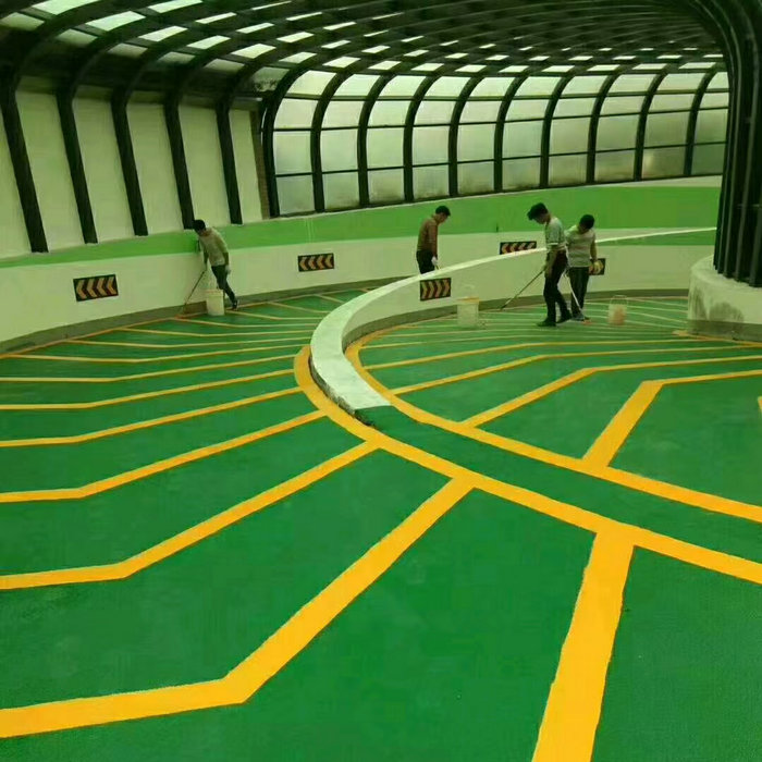 防滑坡道砂浆地面  地下停车场出入口