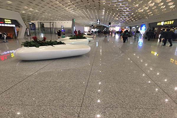 无机磨石地坪  车站&机场  候车室